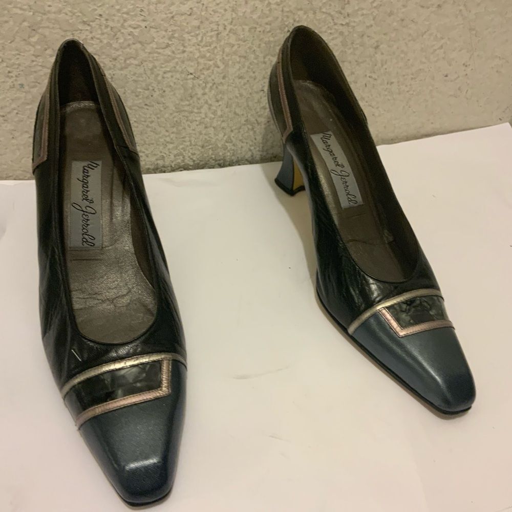 Margaret Jerrold Vintage Sparkly Heels Womens Size 10M Made In Spain